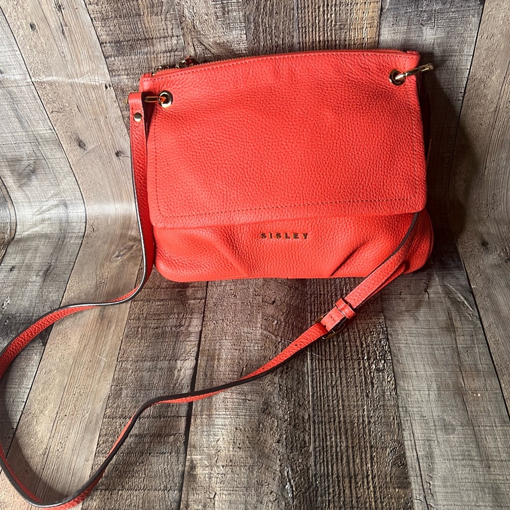 Sisley Leather shoulder Crossbody Bag - Picture 2 of 16